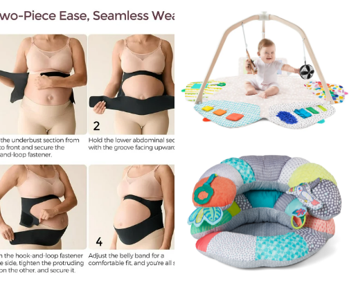 Baby registry by Log cover photo collage