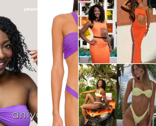 Love islandUSA Aniya Harvey fashion cover photo collage