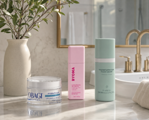 Cream of the Crop: The Best Face Moisturizers for Every Skin Type 🤍✨ cover photo collage