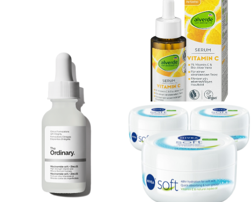 Affordable Skincare Products For Clear Skin cover photo collage