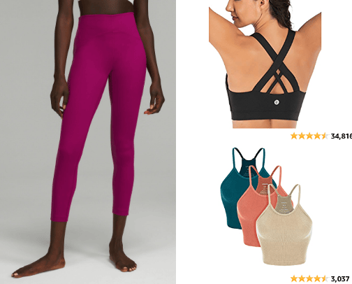 Workout gear cover photo collage
