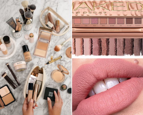 “My Go-To Beauty Essentials for a Flawless Look!” cover photo collage