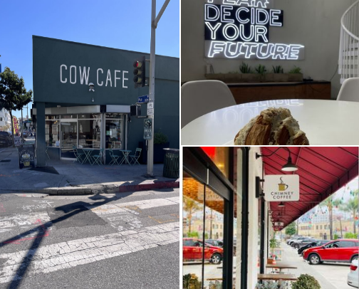 Cute LA Coffee Shops cover photo collage