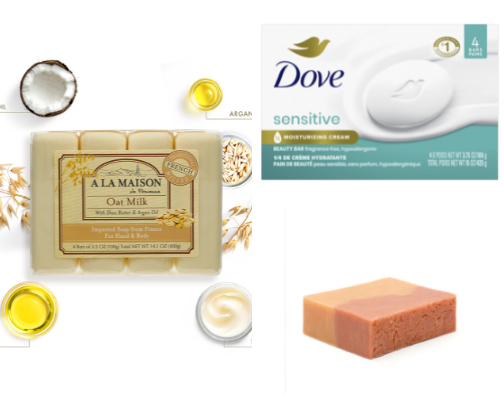 Body Care Essentials: Bar Soap cover photo collage