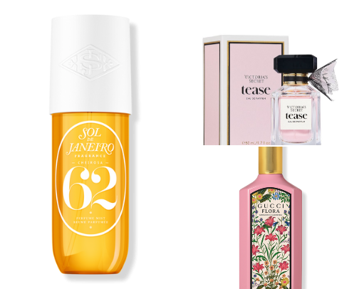 Perfumes and Body Mists cover photo collage