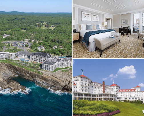 New England Hotels & Resorts cover photo collage