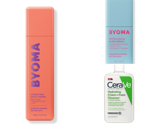 Nighttime Skincare Routine cover photo collage