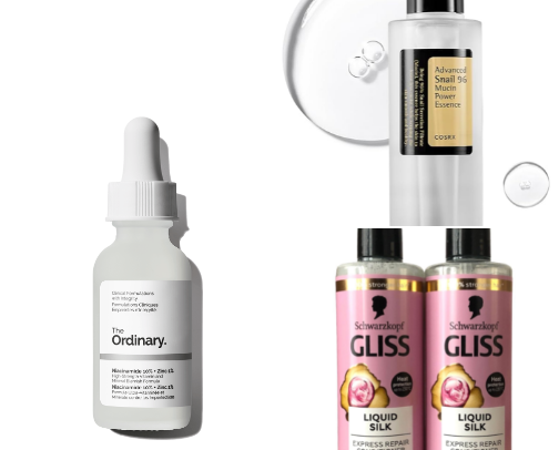 Glow Routine Essentials: Hair Care, Body Care & Signature Scents cover photo collage