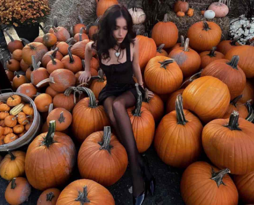 Cool Girl Autumn🍂🖤 cover photo collage