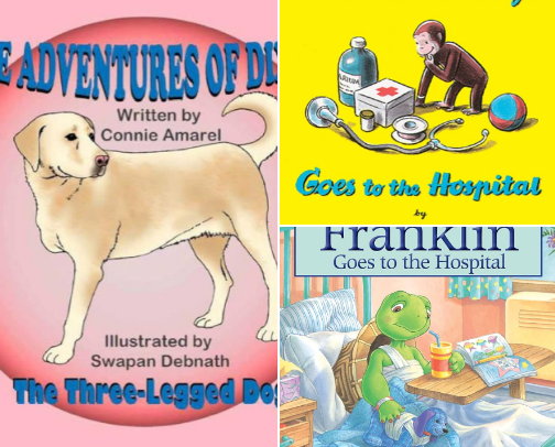 Cancer Books for Kids cover photo collage