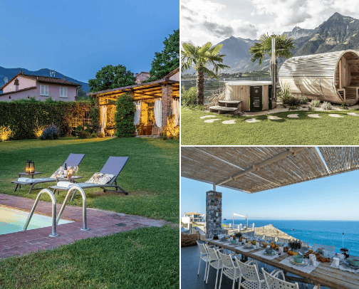 Travel stays cover photo collage