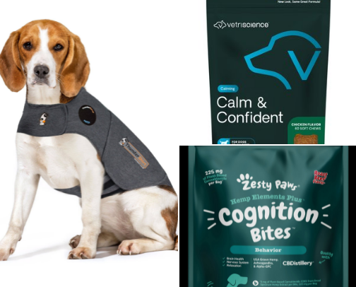 ANXIETY Survival KIT For Nervous Dogs cover photo collage