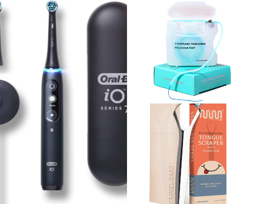 Oral hygiene cover photo collage