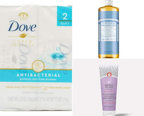 •fav shower products as a licensed esti cover photo collage