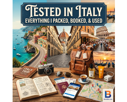 Tested in Italy: Everything I Packed, Booked, & Used cover photo collage