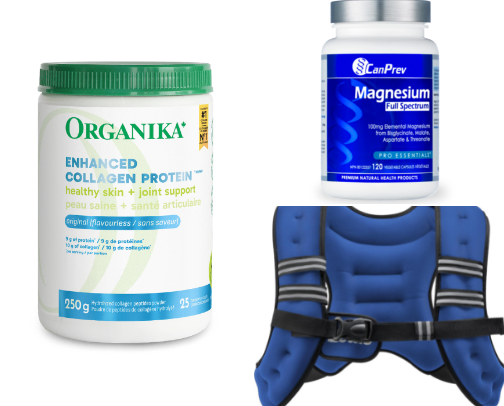 Healthy inside, glowing outside cover photo collage