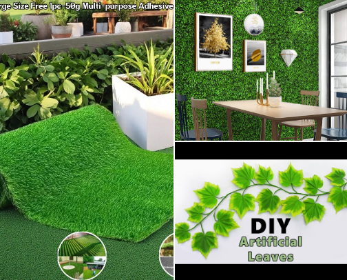 Artificial Grass Mat cover photo collage