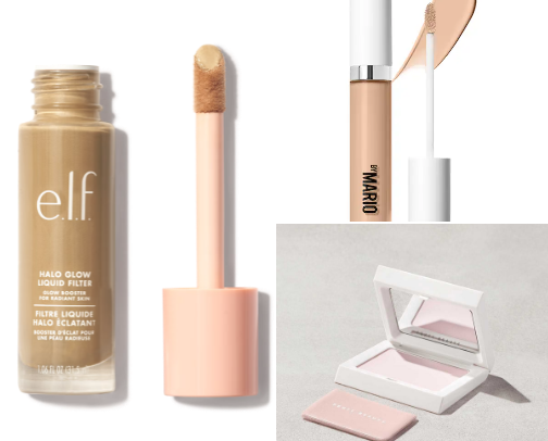 Makeup I’m using on my acne prone skin! cover photo collage