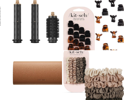 My Frizz-Free Hair Essentials — $8 Kitsch Basics to My $169 Styling Tool cover photo collage