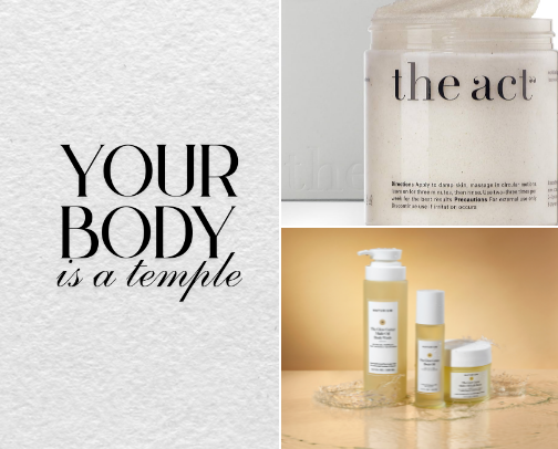 Your body is a temple ✨ cover photo collage