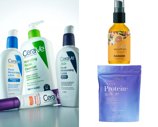 My favorite health and beauty recs cover photo collage