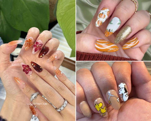 Fall Nails cover photo collage