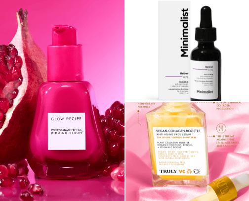 Best Anti Aging Serums! cover photo collage