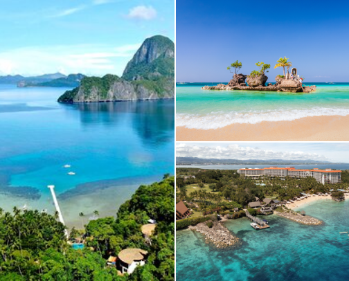 Philipines top visits cover photo collage