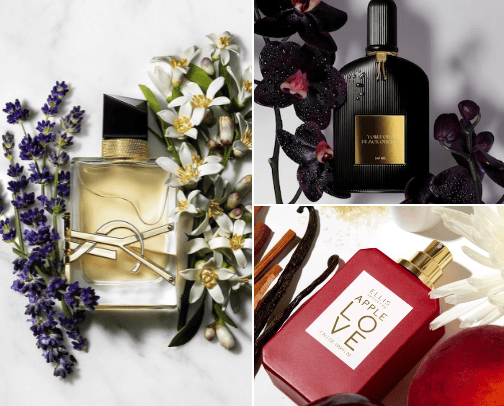 Perfumes cover photo collage