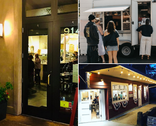 My most loved  places to eat in Marin. cover photo collage