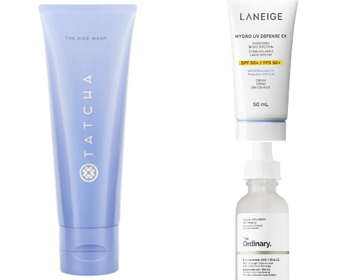 summer skincare essentials ☀️ cover photo collage