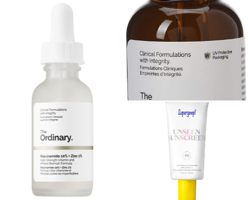 summer skincare essentials cover photo collage