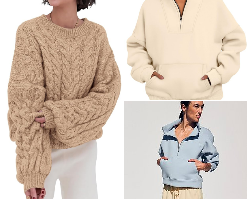Cozy Fall Sweaters cover photo collage