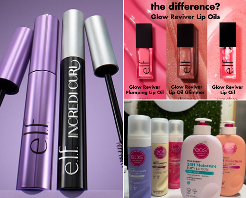 My favorite beauty recs cover photo collage