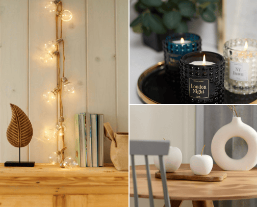 SINSAY HOME DECOR 🕯🥰🏘🎀 cover photo collage