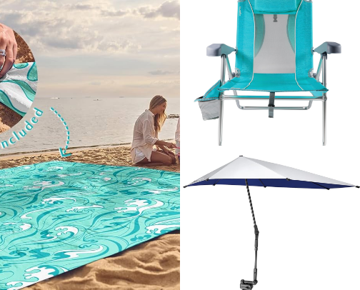 Beach Must-Haves: Sun, Sand & Fun Essentials 😎🏖️🌊 cover photo collage
