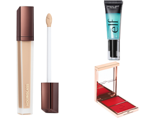 Things my makeup bag is guaranteed to have in it at all times.🫦 cover photo collage