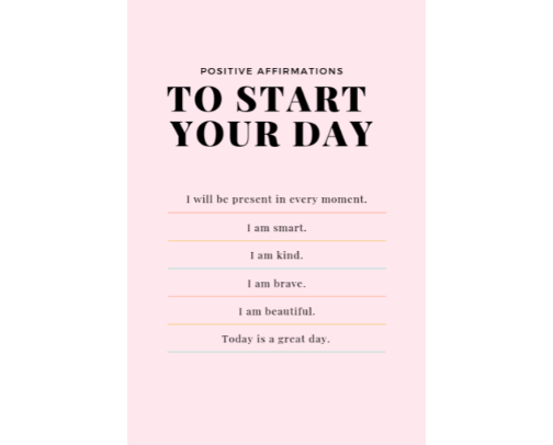 Affirmations cover photo collage