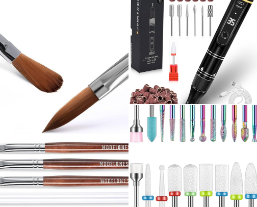 DIY Nail Items you can purchase to start saving you $money$ cover photo collage