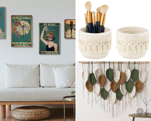 Bohemian Room Decor cover photo collage
