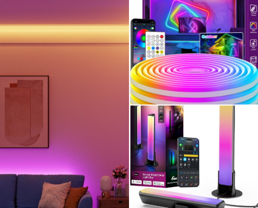 Cyberpunk Room Inspiration cover photo collage