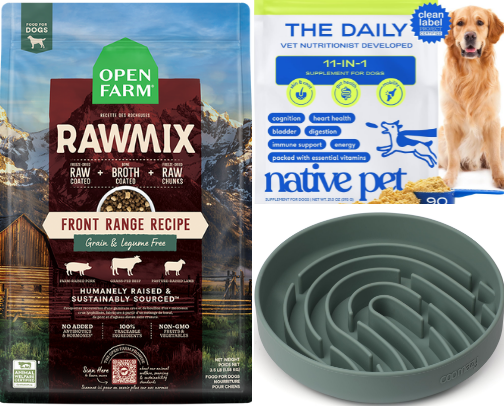Tried and True Dog Products cover photo collage