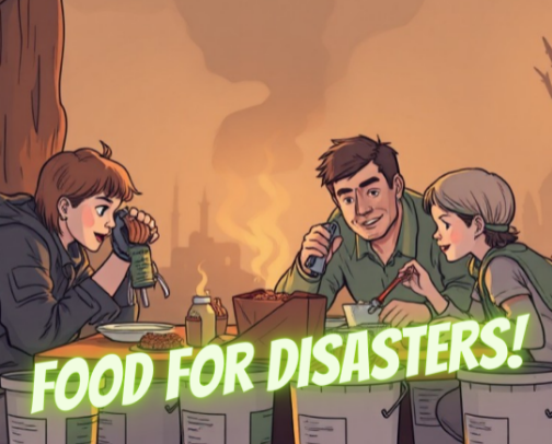 Your Food For Disasters! cover photo collage