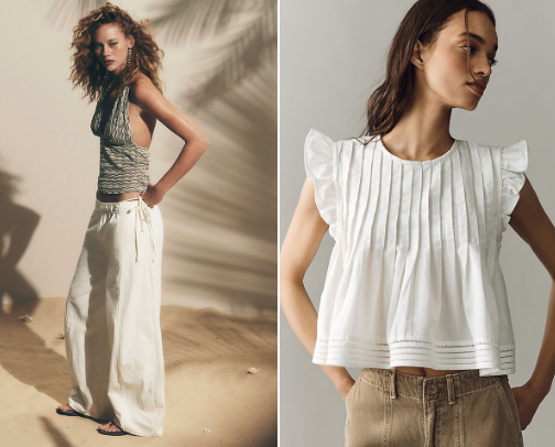 Fav Summer top and pants cover photo collage