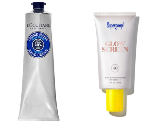 Skin and hair care cover photo collage