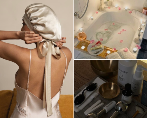 The Ultimate Self Care Pamper Station😩🫧 cover photo collage