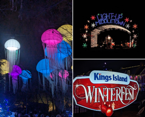 Cincinnati Christmas Lights and Holiday Shows cover photo collage