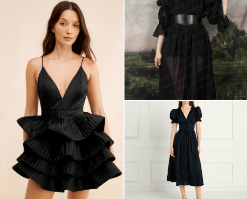 Black Dress cover photo collage