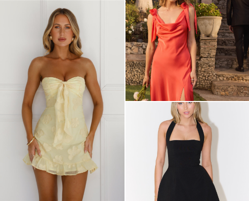 Flirty, Fun, and Totally Irresistible – Your Next Favorite Dress Awaits!🧡 cover photo collage