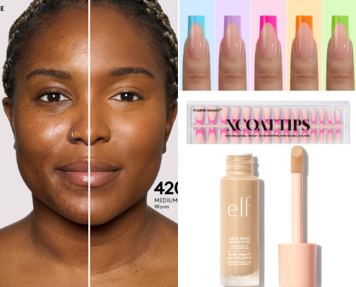 Minimalist Makeup Products cover photo collage